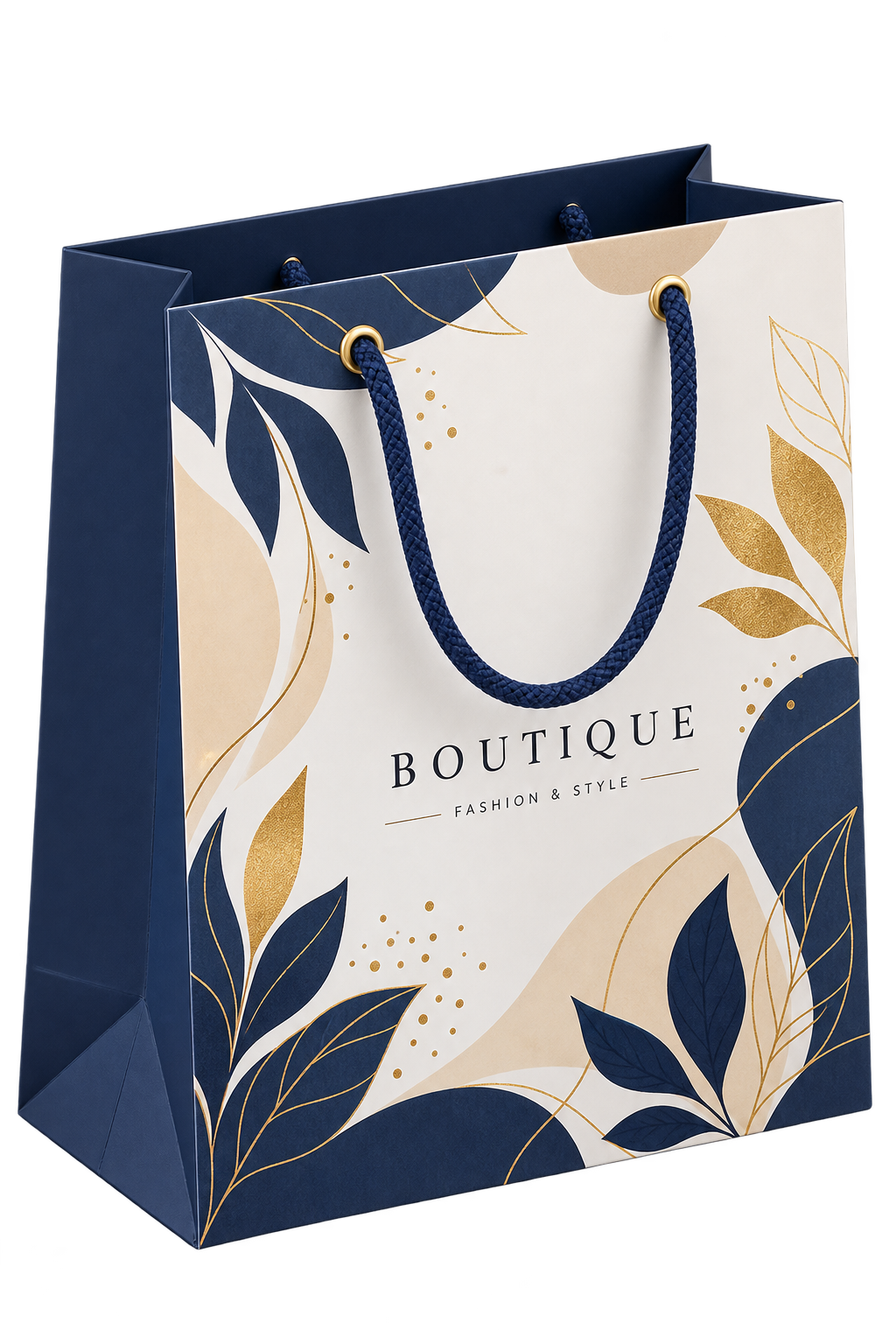 Art Paper Laminated Boutique Bag — Custom GSM & Size