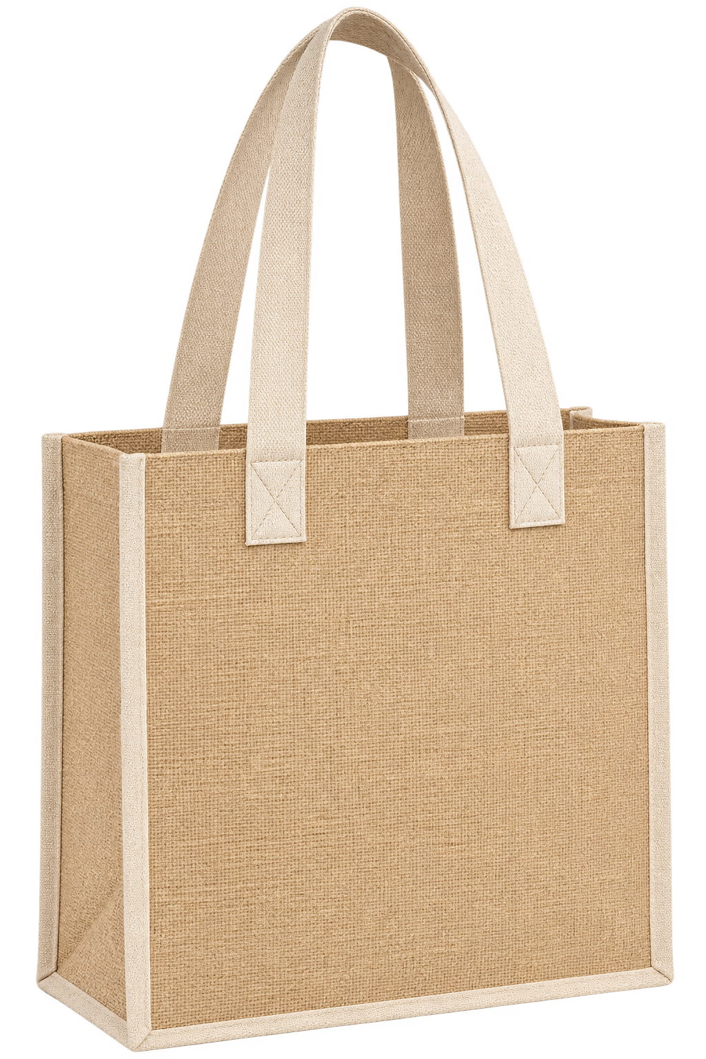 Natural Jute Tote Bag — Custom GSM & Size