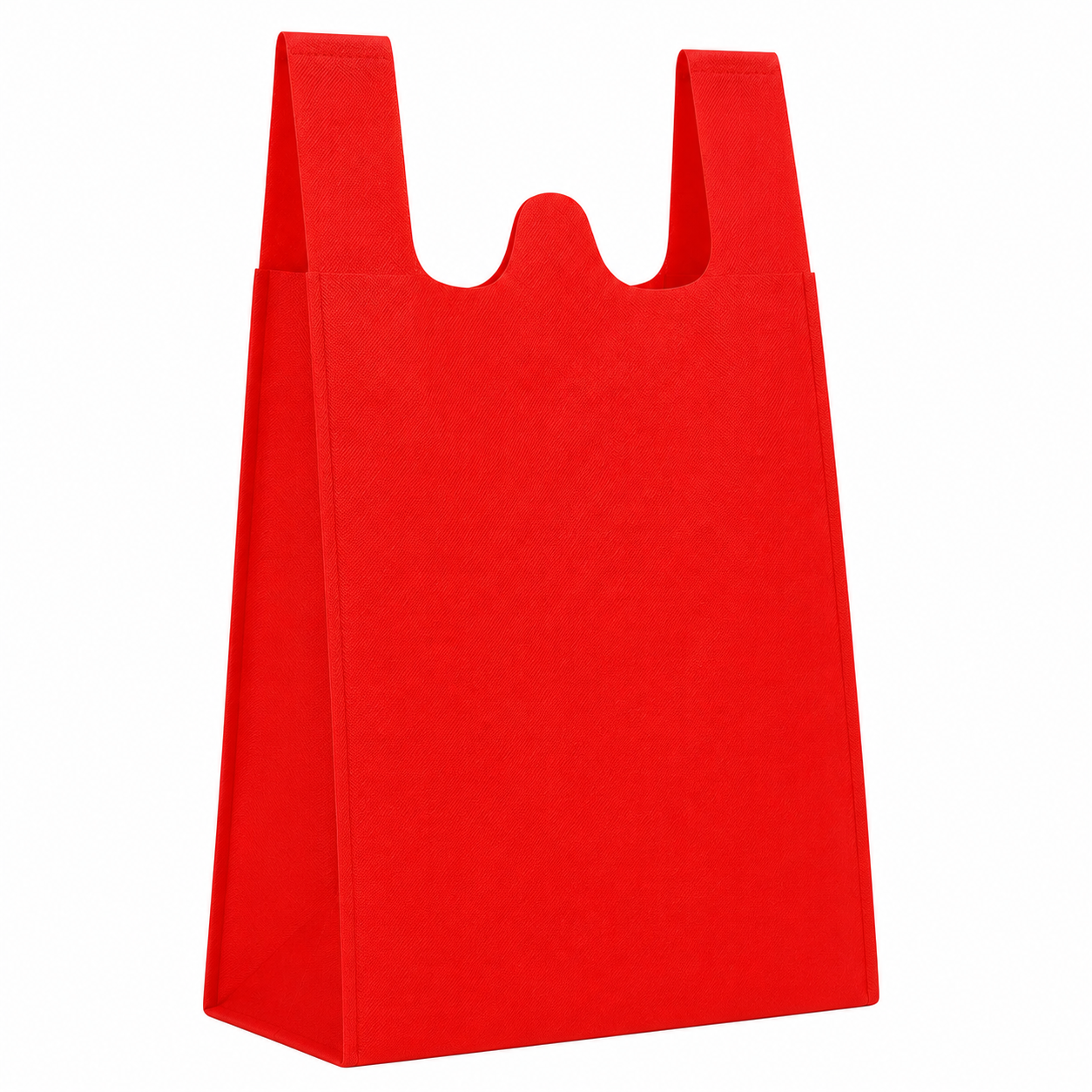 Side-Gusset Non-Woven W-Cut Bag 18×20