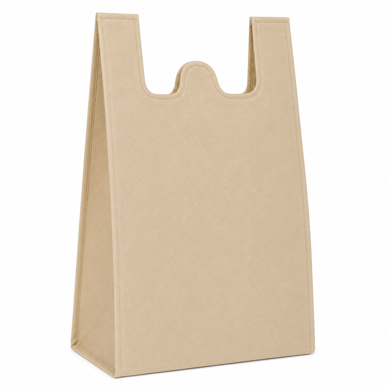 Biodegradable W-Cut Grocery Bag — Custom Micron & Size